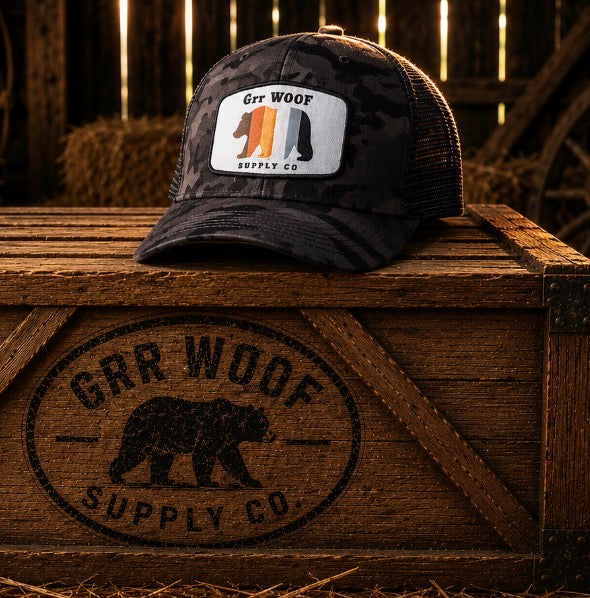 Camo Trucker Bear Hat