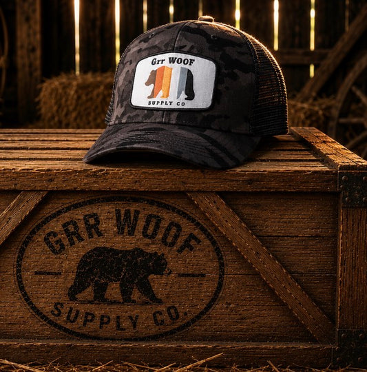 Camo Trucker Bear Hat