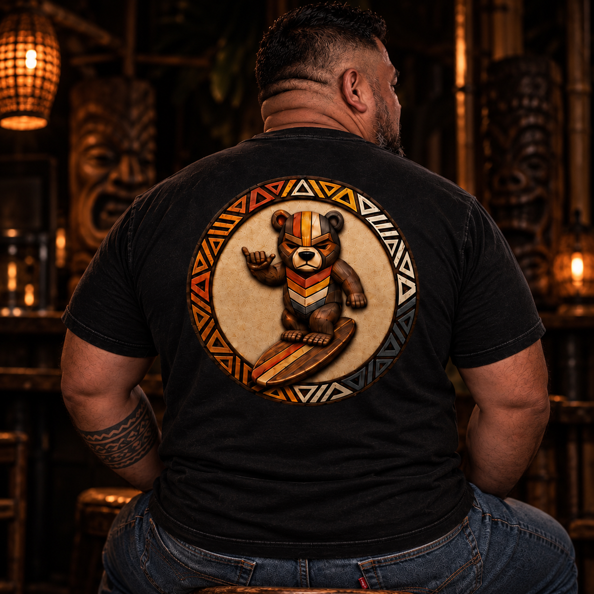 Tiki Bear Tee